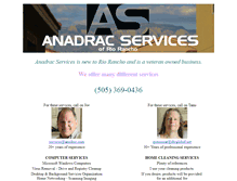 Tablet Screenshot of anadrac.com